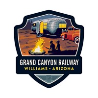 Grand Canyon Railway Trailer Blazer Emblem Sticker