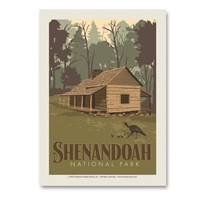Shenandoah NP Turkey Cabin Vertical Sticker