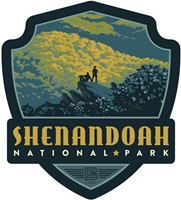 Shenandoah NP Blue Ridge Beauty Emblem Sticker
