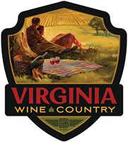 Virginia Wine Country Oil Emblem Sticker