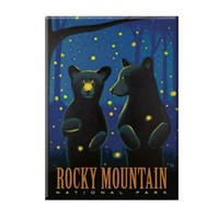 Rocky Mountain NP Firefly Cubs Magnet