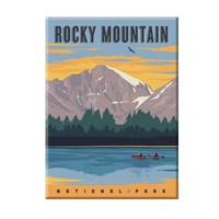 Rocky Mountain NP Kayakers Magnet
