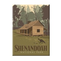 Shenandoah NP Turkey Cabin Magnet