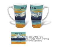 Alaska Wrangell St.-Elias Kayaks Latte Mug