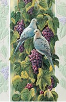 Mourning Doves In Vineyard (AWIN) Folded - W/Env