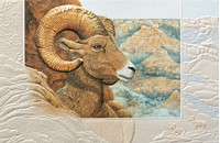 Bighorn Ram  Folded - W/Env