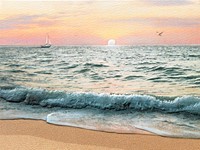 SPARKLING SEA (SY) PETITE FOLDED - W/ENV