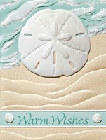 Surf Sand Dollar Petite Folded - W/Env