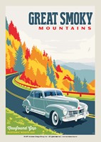 Great Smoky Hwy 441 Fall Postcard