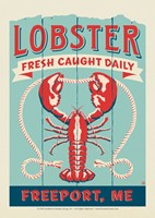 ME Lobster Freeport Postcard