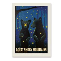Great Smoky Mountains Firefly Cubs Vert Sticker