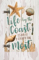 LIFE BY THE COAST IS WHAT I ENJOY THE MOST (FR) FOLDED - W/ENV