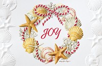 Joyful Seashell Wreath