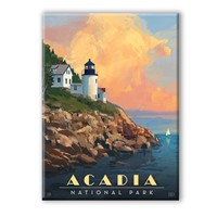 Acadia NP Lighthouse Magnet