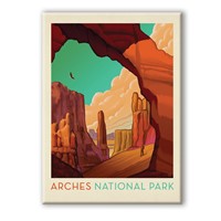 Arches NP Desert Cathedral Magnet