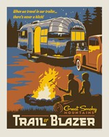 Great Smoky Mountains National Park Trailer Blazer 8" x 10" Print