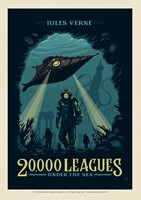 20,000 Leagues Under The Sea Postcard
