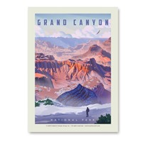 Grand Canyon NP Winter Wonderland Vertical Sticker