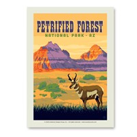 Petrified Forest NP Antelope Vertical Sticker