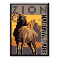 Zion NP Earthtone Magnet