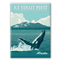 Icy Strait Point Breaching Whale Magnet