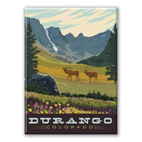 Durango CO Elk Magnet
