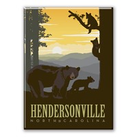 Hendersonville NC Bear Family Magnet