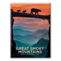 Gatlinburg TN Bear Crossing Magnet