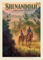 Shenandoah NP Horseback Riding Postcard