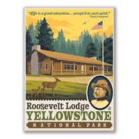 Yellowstone NP Roosevelt Lodge Magnet