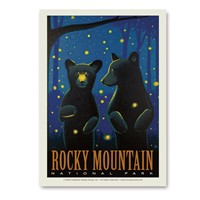 Rocky Mountain NP Firefly Cubs Vert Sticker