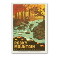 Rocky Mountain NP Creek Vert Sticker