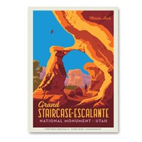 Grand Staircase Escalante National Monument Vert Sticker
