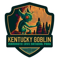 Mammoth Cave NP Kentucky Goblin Emblem Sticker