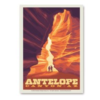 Antelope Canyon AZ Vert Sticker