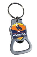 Wyoming State Pride Emblem Bottle Opener
