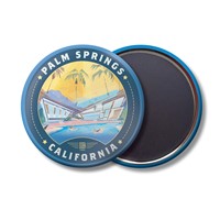 Palm Springs CA Mod Design Circle Magnet