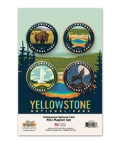 Yellowstone NP Mini Matte Magnet Set