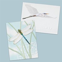 Coastal Flight Blank Note Cards- 18 Count