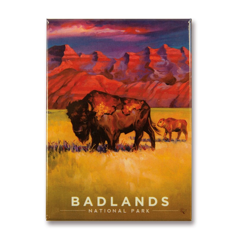 Badlands NP Bison American Made