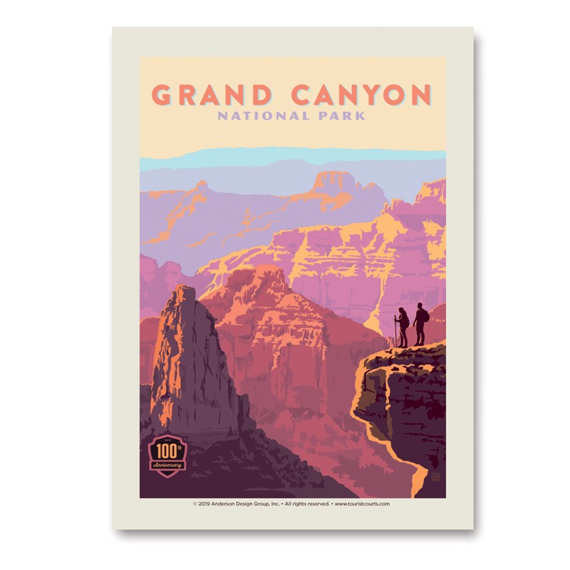 Grand Canyon 100th Anniversary Vert Sticker Made in the USA
