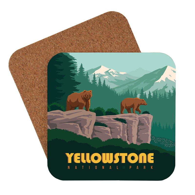 Yellowstone Wonderland Coaster American made coasters