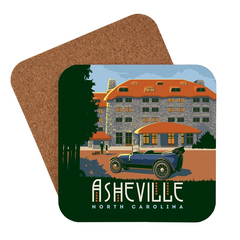 Asheville North Carolina Coaster American Made Coaster