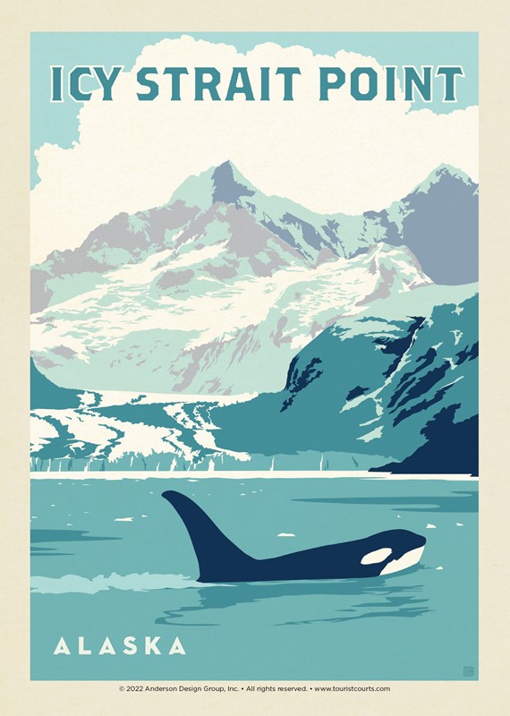 Icy Strait Point AK Orca Postcard | Postcard